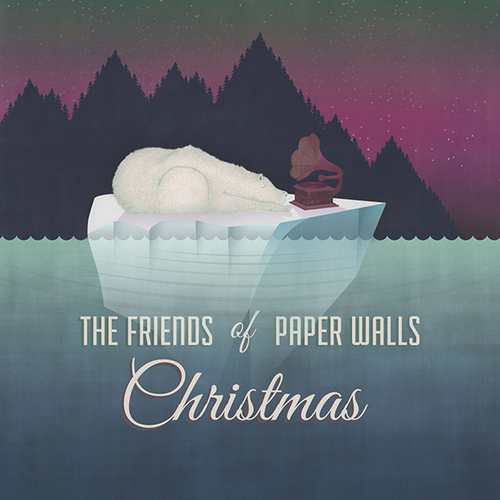 The Friends of Paper Walls Christmas Cover Art Blurred Background