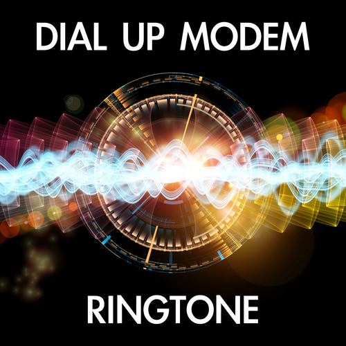 Dial Up Modem (56k Old Internet Connection Ringtone Sound Effect) Cover Art Blurred Background