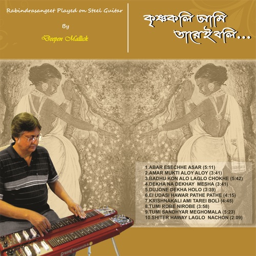 Rabindrasangeet Played on Steel Guitar Cover Art Blurred Background