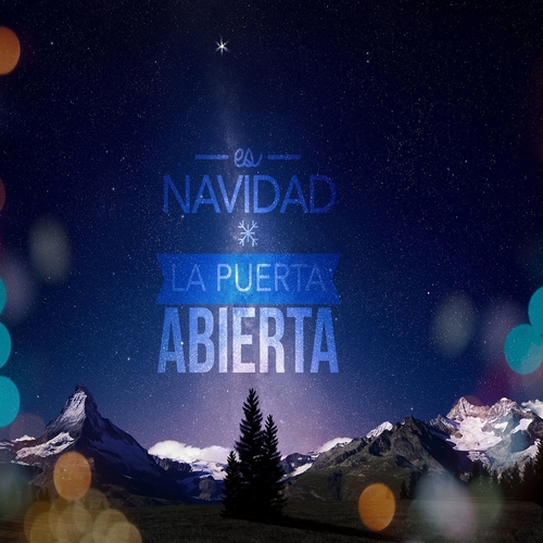 Es Navidad Cover Art Blurred Background
