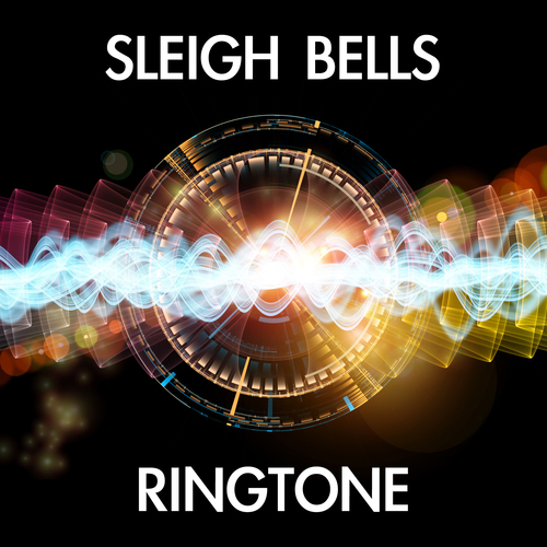 Christmas Sleigh Bells Jingle (Ringtone Sound Effect) Cover Art Blurred Background