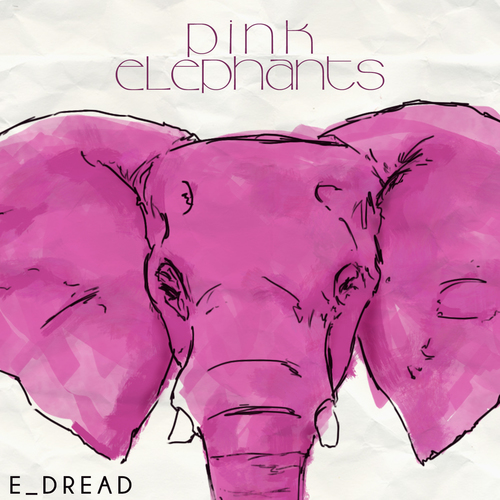 Pink Elephants Cover Art Blurred Background