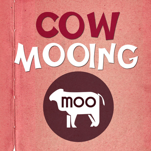 Cow Moo Sound Effect Cover Art Blurred Background