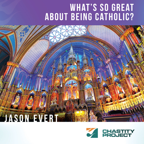 What's So Great About Being Catholic? Cover Art Blurred Background