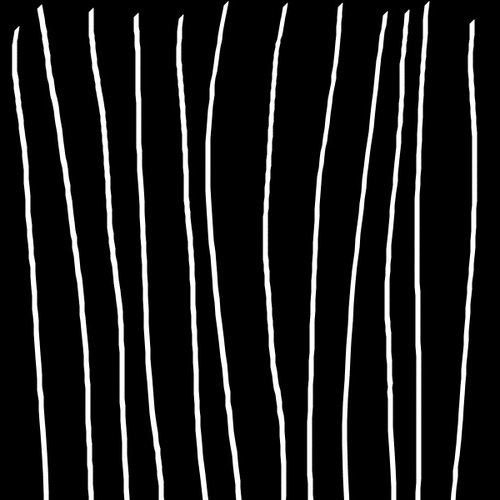 White Stripes Cover Art Blurred Background