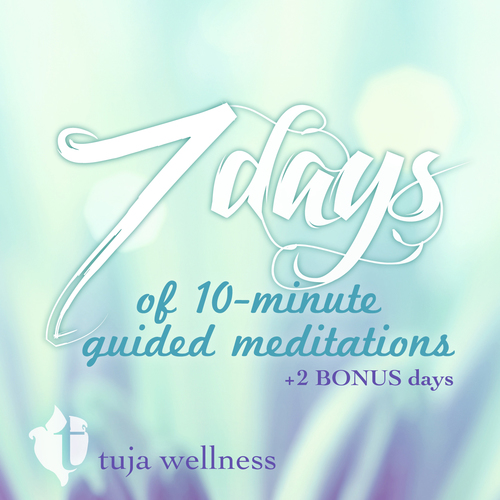 7 Days of 10-Minute Guided Meditations Cover Art Blurred Background
