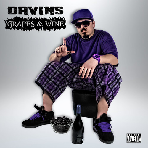 Grapes & Wine Cover Art Blurred Background