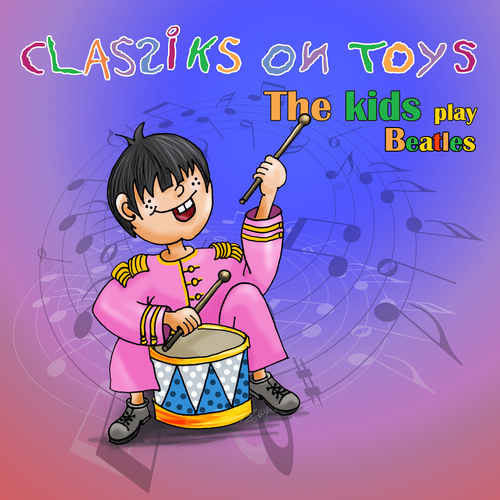 Classiks on Toys Beatles Cover Art Blurred Background