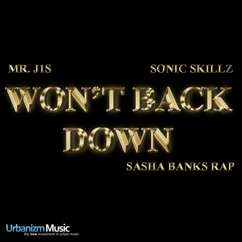 Won't Back Down (Sasha Banks Rap) Cover Art Blurred Background