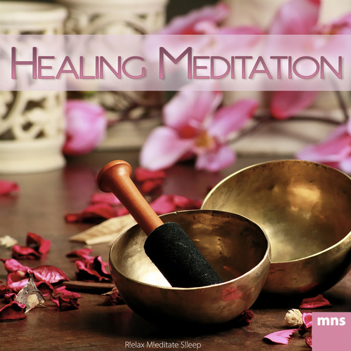 Healing Meditation Cover Art Blurred Background