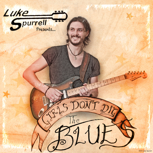 Girls Don't Dig the Blues Cover Art Blurred Background
