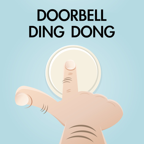 Doorbell Ding Dong Classic Cover Art Blurred Background