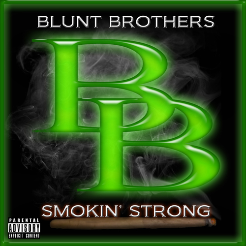 Smokin' Strong Cover Art Blurred Background