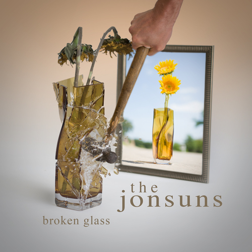Broken Glass Cover Art Blurred Background