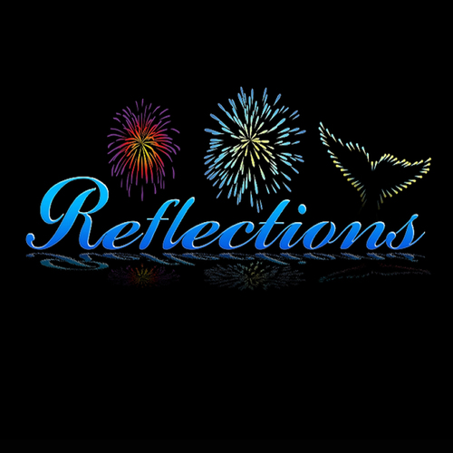 Reflections (Medley of One Ocean, A'Lure, and Blue Horizons) Cover Art Blurred Background