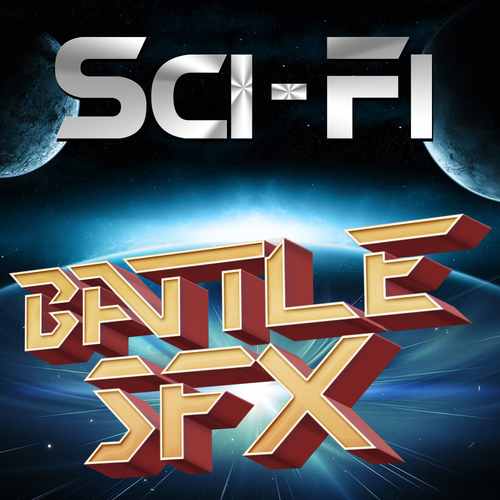 Sci-Fi Battle SFX Cover Art Blurred Background