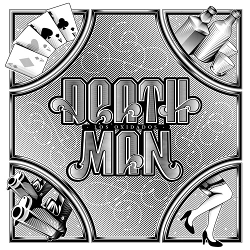 Death Man Cover Art Blurred Background