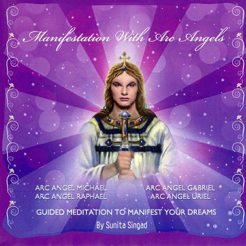 Manifestation with Arc Angels Cover Art Blurred Background