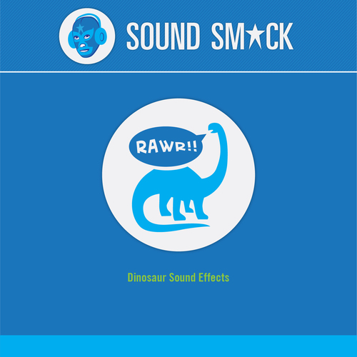 Dinosaur Sound Effects Cover Art Blurred Background