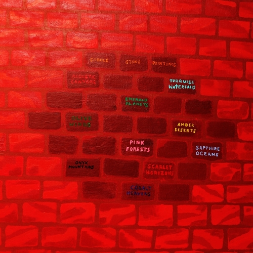 Cobble Stone Paintings Cover Art Blurred Background