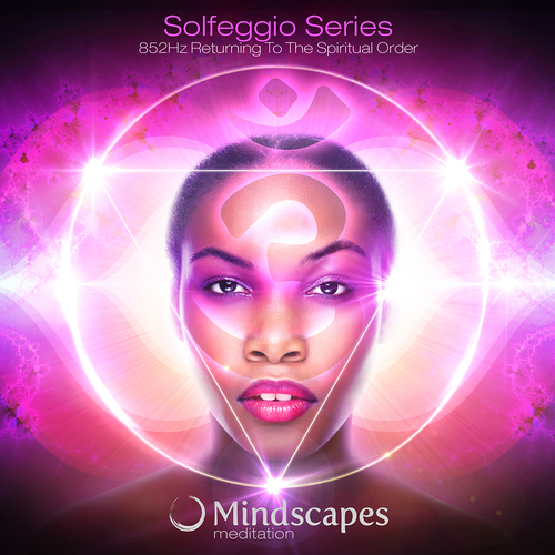 Solfeggio Series 852Hz Returning to the Spiritual Order Cover Art Blurred Background