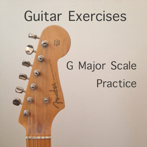 G Major Scale Practice Cover Art Blurred Background