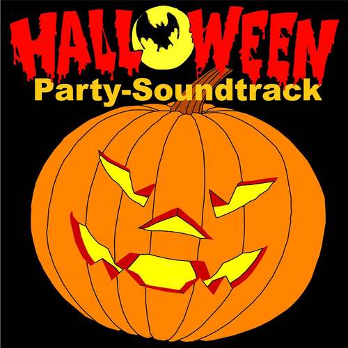 Halloween Party Soundtrack Cover Art Blurred Background