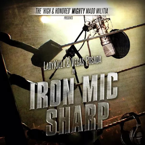 Iron Mic Sharp Cover Art Blurred Background