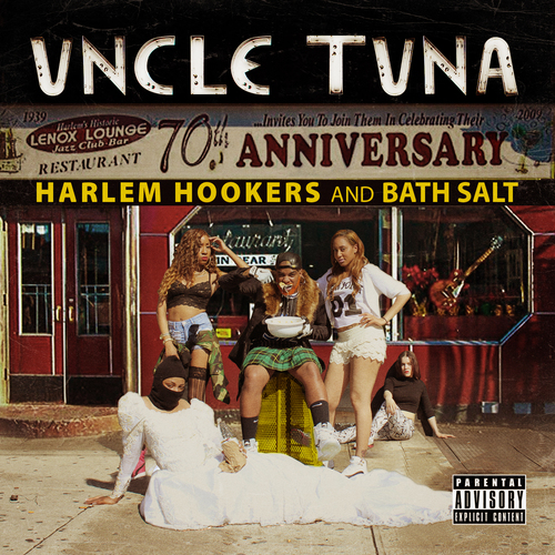 Harlem Hookers and Bathsalt Cover Art Blurred Background