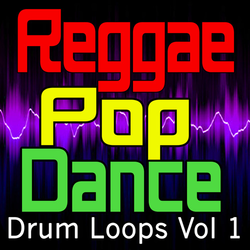 Reggae, Pop, Dance Drum Loops, Vol. 1 Cover Art Blurred Background