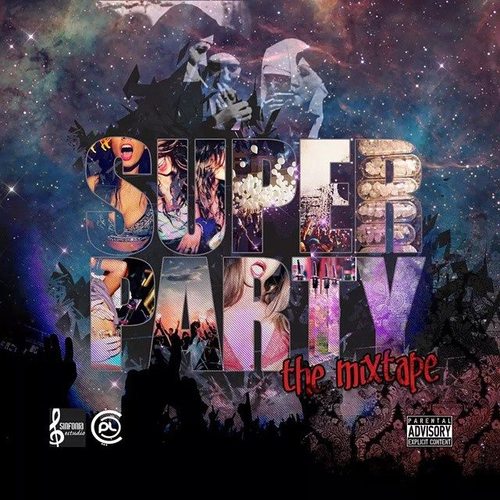 Super Party The Mixtape Cover Art Blurred Background