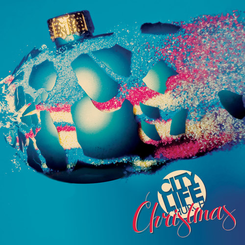 City Life Christmas Cover Art Blurred Background