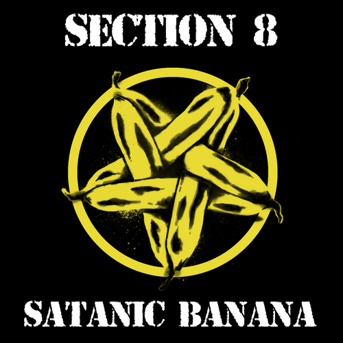 Satanic Banana Cover Art Blurred Background