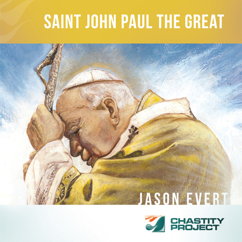 Saint John Paul the Great Cover Art Blurred Background