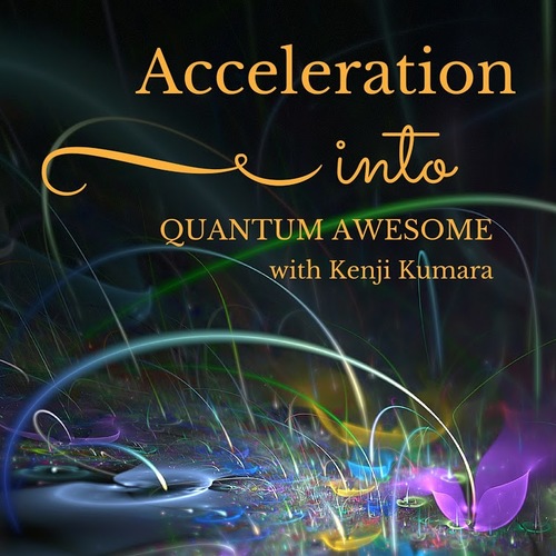 Acceleration Into Quantum Awesome Cover Art Blurred Background