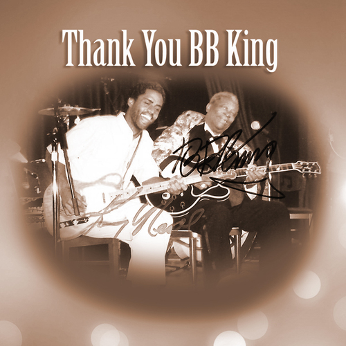 Thank You BB King Cover Art Blurred Background