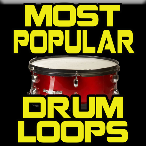Most Popular Drum Loops Cover Art Blurred Background