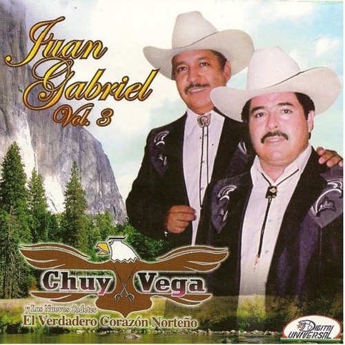 Puras de juan gabriel, vol. 3 Cover Art Blurred Background