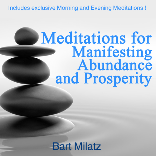 Meditations for Manifesting Abundance and Prosperity Cover Art Blurred Background