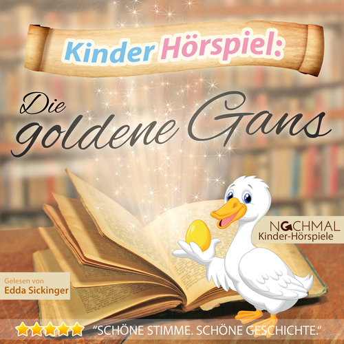 Kinder-Hörspiel: Die Goldene Gans Cover Art Blurred Background