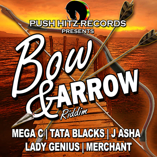 Bow & Arrow Riddim Cover Art Blurred Background