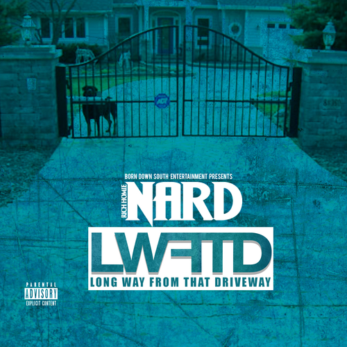 Long Way from That Driveway Cover Art Blurred Background