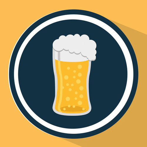 Beer Cover Art Blurred Background