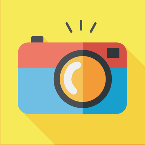 Camera Shutter Cover Art Blurred Background