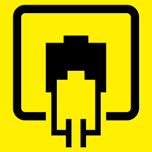 Dial Up Modem Cover Art Blurred Background