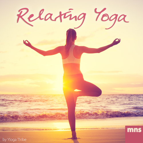 Relaxing Yoga Cover Art Blurred Background