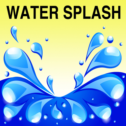 Water Splash Cover Art Blurred Background