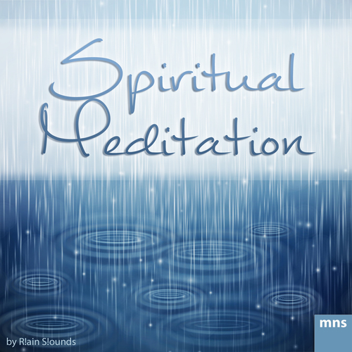 Spiritual Meditation Cover Art Blurred Background