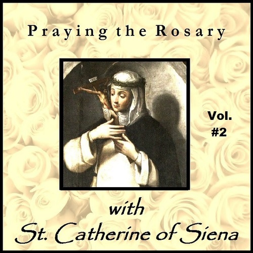 Praying the Rosary with St. Catherine of Siena, Vol. 2 Cover Art Blurred Background
