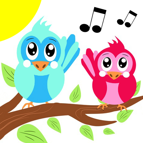 Birds Singing Cover Art Blurred Background
